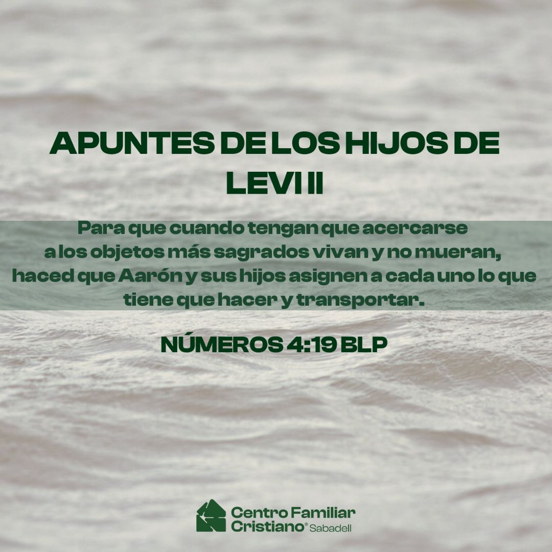 APUNTES DE LOS HIJOS DE LEVI II