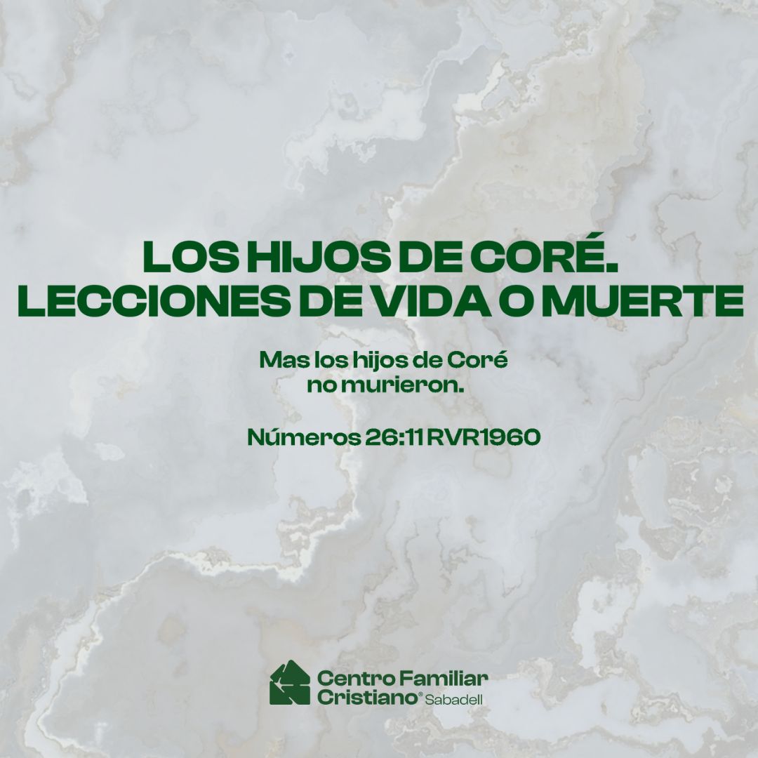 LOS HIJOS DE CORÉ. LECCIONES DE VIDA O MUERTE 